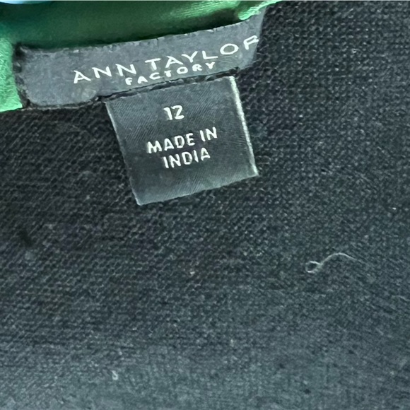 Ann Taylor Green Floral Mini Dress - Picture 8 of 8